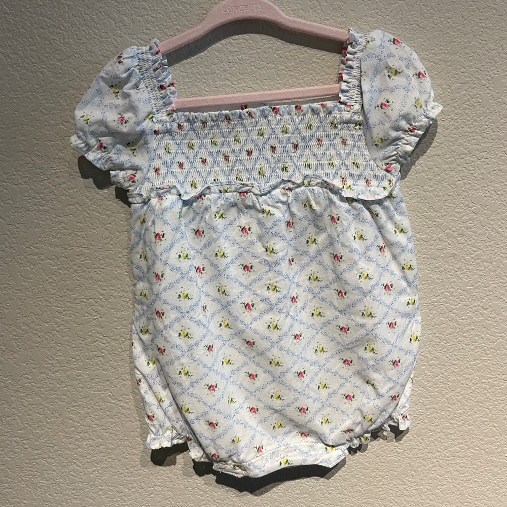 Janie and Jack girls romper 12-18 months